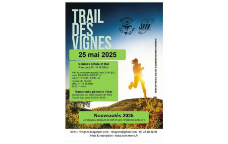 TRAIL DES VIGNES MARIGNY BRIZAY